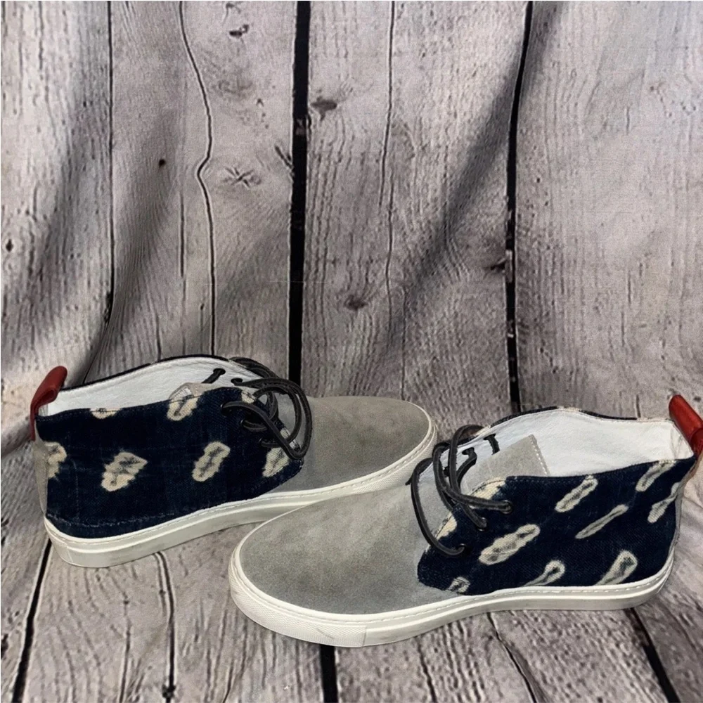 Del Torro Chukka High Top Sneaker Men’s Suede Lace Up Round Toe Shoes Size 8